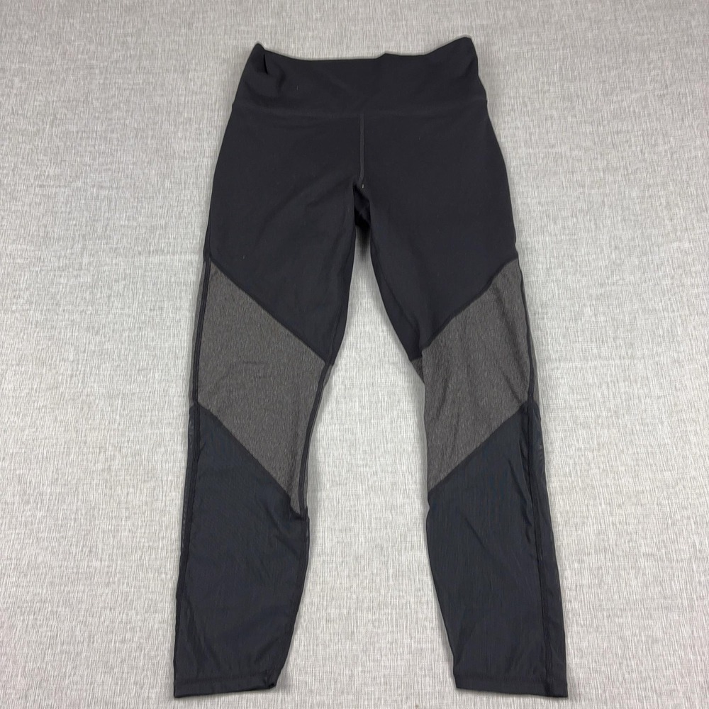 Fabletics Leggings Womens XS Black Ankle Powerhold Yoga Gym Pants Stretch